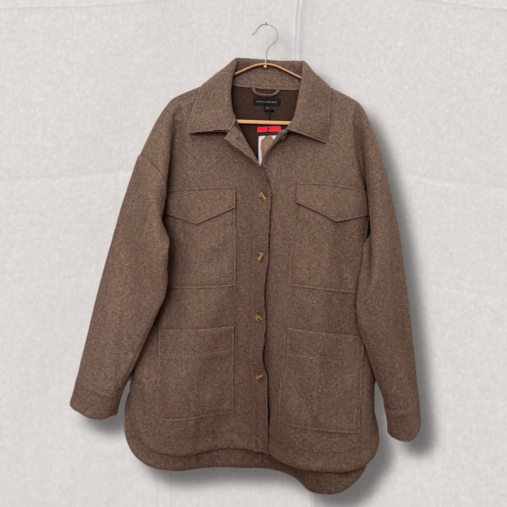 Banana Republic Taupe Utility Jacket